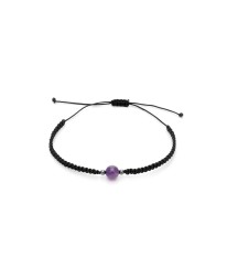 ΑΝΔΡΙΚΟ ΒΡΑΧΙΟΛΙ AMETHYST STONE Ανδρικά