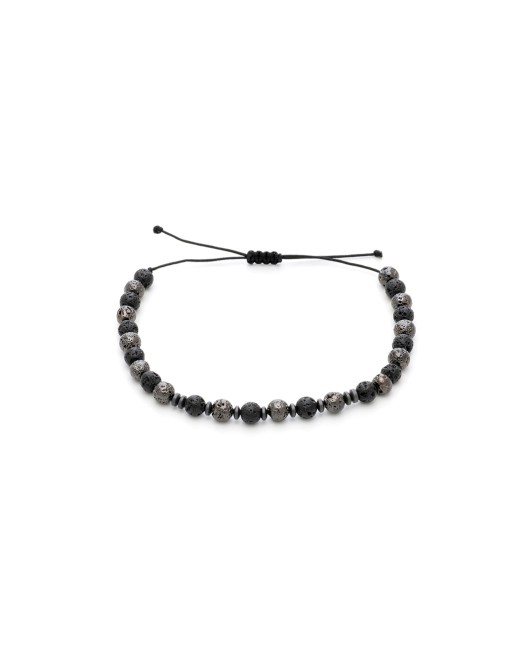 ΑΝΔΡΙΚΟ ΒΡΑΧΙΟΛΙ LAVA METAL & BLACK Ανδρικά