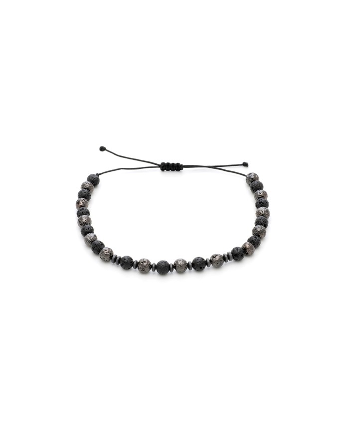ΑΝΔΡΙΚΟ ΒΡΑΧΙΟΛΙ LAVA METAL & BLACK Ανδρικά