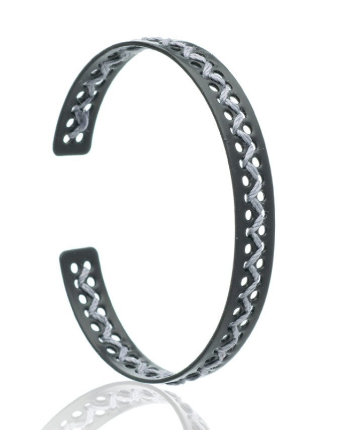 ΑΝΔΡΙΚΟ ΒΡΑΧΙΟΛΙ ZIG ZAG KEDIMA BLACK Ανδρικά