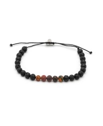 ΑΝΤΡΙΚΟ ΒΡΑΧΙΟΛΙ FIVE BEADS BROWN