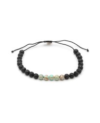 ΑΝΤΡΙΚΟ ΒΡΑΧΙΟΛΙ FIVE BEADS TΥΡΚΟΥΑΖ