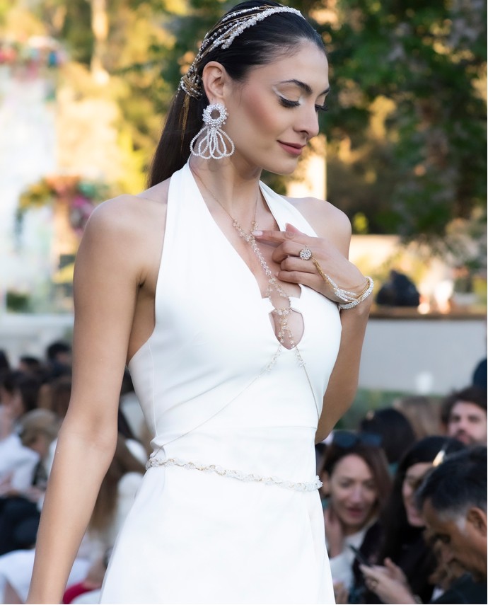 ΣΚΟΥΛΑΡΙΚΙΑ GLAM LILIBET ΛΕΥΚΟ ΧΡΥΣΟ Γάμος