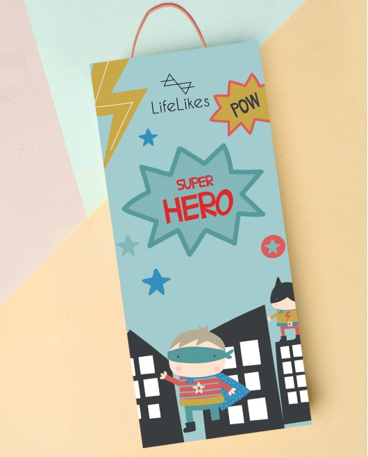 ΣΥΣΚΕΥΑΣΙΑ ΛΑΜΠΑΔΑΣ SUPER HERΟ 12*28,5 cm Πάσχα
