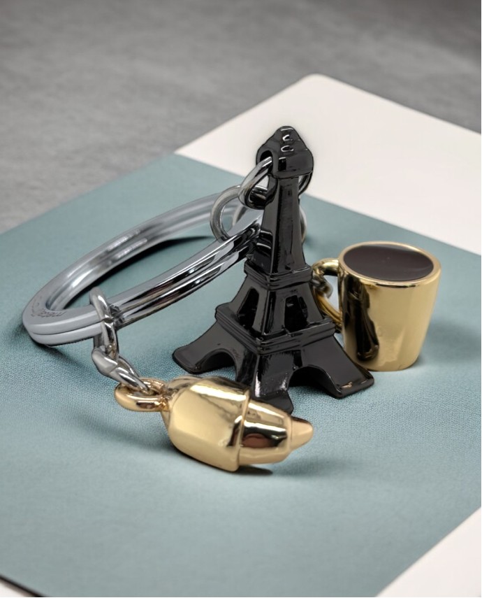 ΜΠΡΕΛΟΚ ΜΕΤΑΛΛΙΚΟ EIFEL TOWER Αξεσουάρ