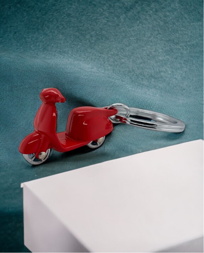 ΜΠΡΕΛΟΚ ΜΕΤΑΛΛΙΚΟ ΚΟΚΚΙΝΗ VESPA Αξεσουάρ