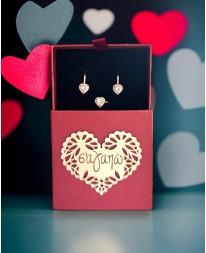 LOVE BOX ΣΕΤ ΚΟΣΜΗΜΑΤΩΝ EXCLUSIVE HEARTS ΧΡΥΣΟ