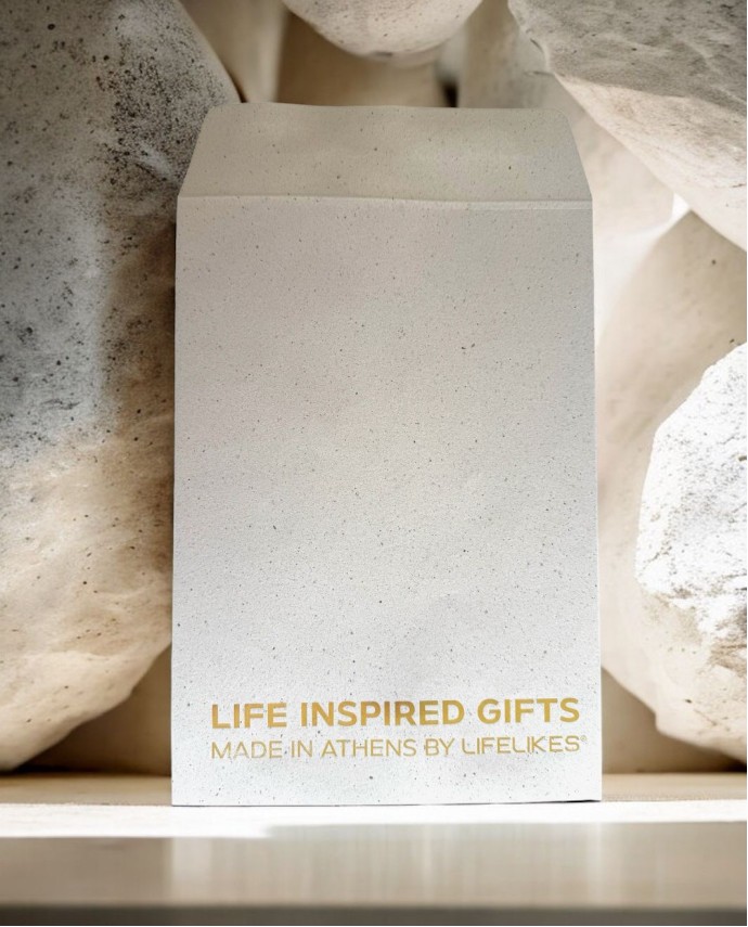 ΧΑΡΤΙΝΗ ΣΥΣΚΕΥΑΣΙΑ ΦΑΚΕΛΑΚΙ ΜΠΕΖ "LIFE INSPIRED GIFTS" 16*23 cm Δώρα