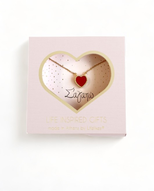 GIFT BOX "Σ' ΑΓΑΠΩ" ROYALHEART ΚΟΛΙΕ ΚΟΚΚΙΝΟ Δώρα