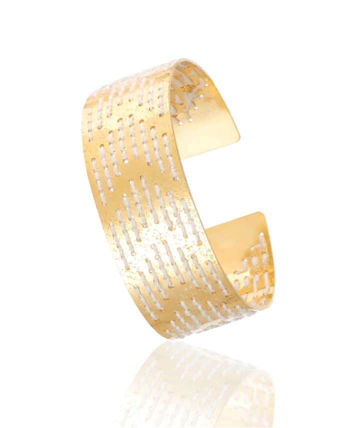 Βραχιόλι Golden Velos Λευκό