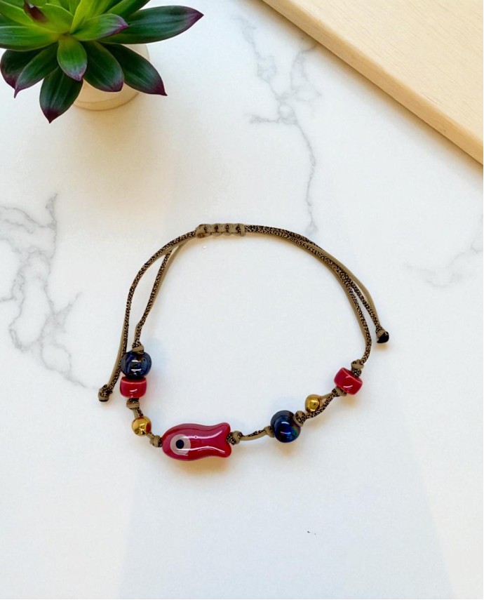 Charm Summer Sunset Eye Fish