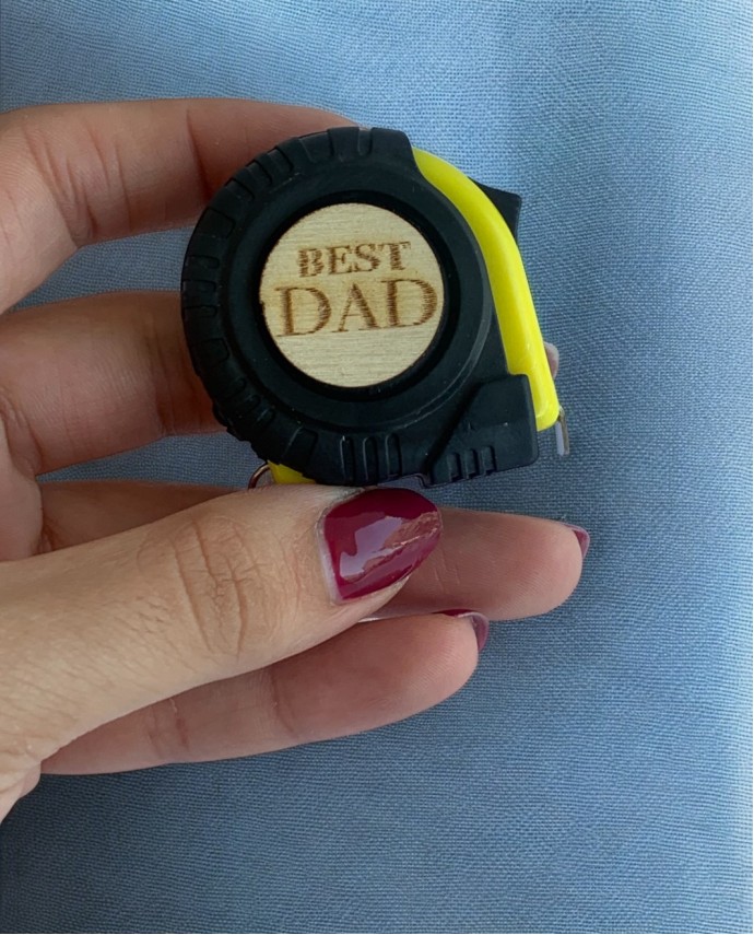 Μπρελόκ Μικρό Μέτρο Best Dad Father's Day