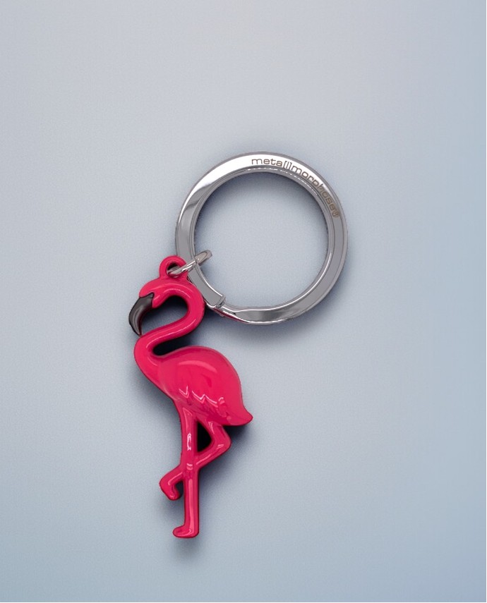 Μπρελόν Μεταλλικό Flamingo