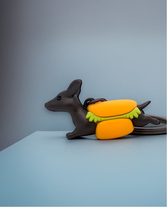 Μπρελόκ Μεταλλικό Hot Dog