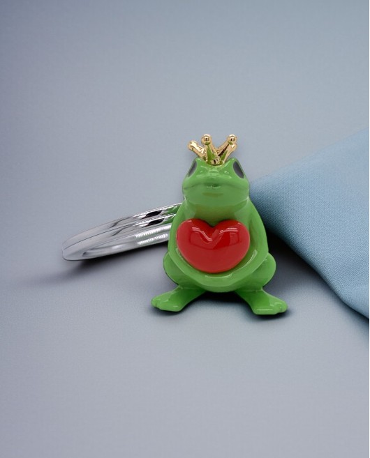 Μπρελόκ Μεταλλικό Prince Frog