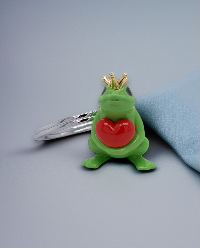 Μπρελόκ Μεταλλικό Prince Frog