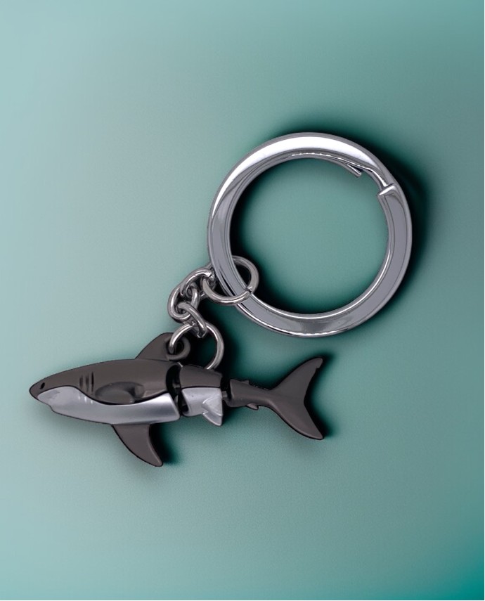 Μπρελόν Μεταλλικό Shark