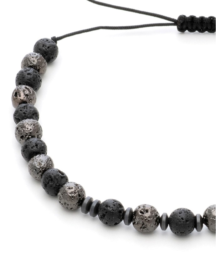 ΑΝΔΡΙΚΟ ΒΡΑΧΙΟΛΙ LAVA METAL & BLACK Ανδρικά
