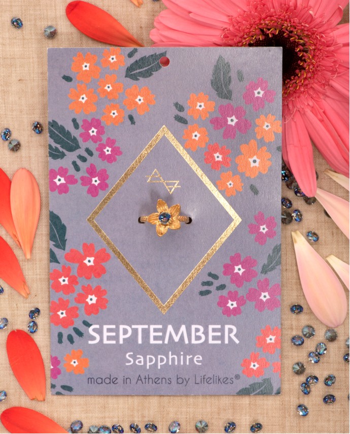 ΔΑΧΤΥΛΙΔΙ BIRTHSTONE SEPTEMBER Κοσμήματα