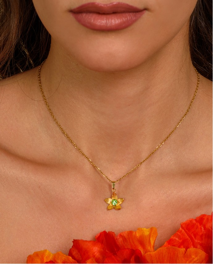 ΚΟΛΙΕ BIRTHSTONE AUGUST Κολιέ