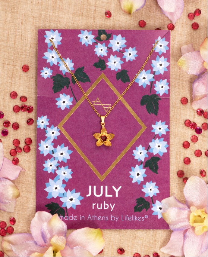 ΚΟΛΙΕ BIRTHSTONE JULY Κολιέ