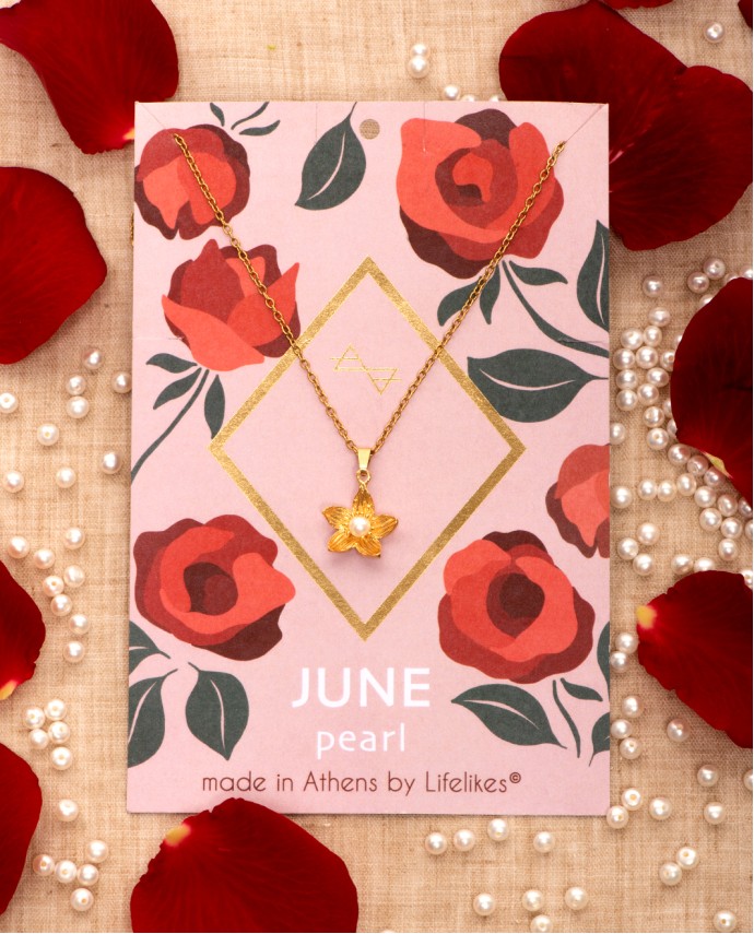 ΚΟΛΙΕ BIRTHSTONE JUNE Κολιέ