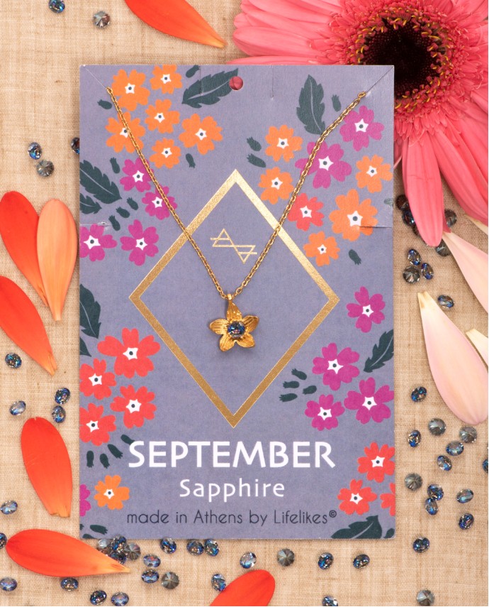 ΚΟΛΙΕ BIRTHSTONE SEPTEMBER Κολιέ