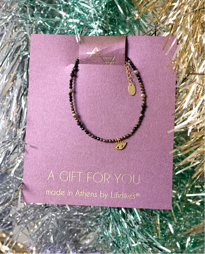 A GIFT FOR YOU - ΜΑΤΙ ΒΛΕΦΑΡΙΔΕΣ ΜΕ ΖΙΡΓΚΟΝ ΒΡΑΧΙΟΛΙ 