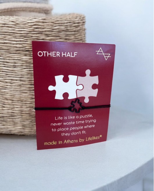 CHARM OTHER HALF PUZZLE ΜΑΥΡΟ ΜΑΥΡΟ Ανδρικά