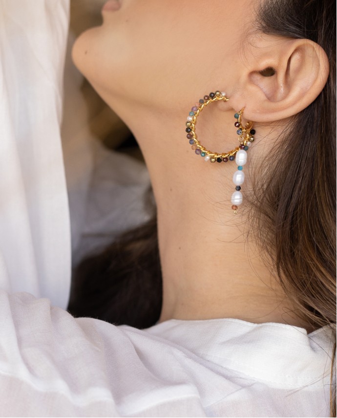 ΣΚΟΥΛΑΡΙΚΙΑ COLORATO HOOPS Σκουλαρίκια