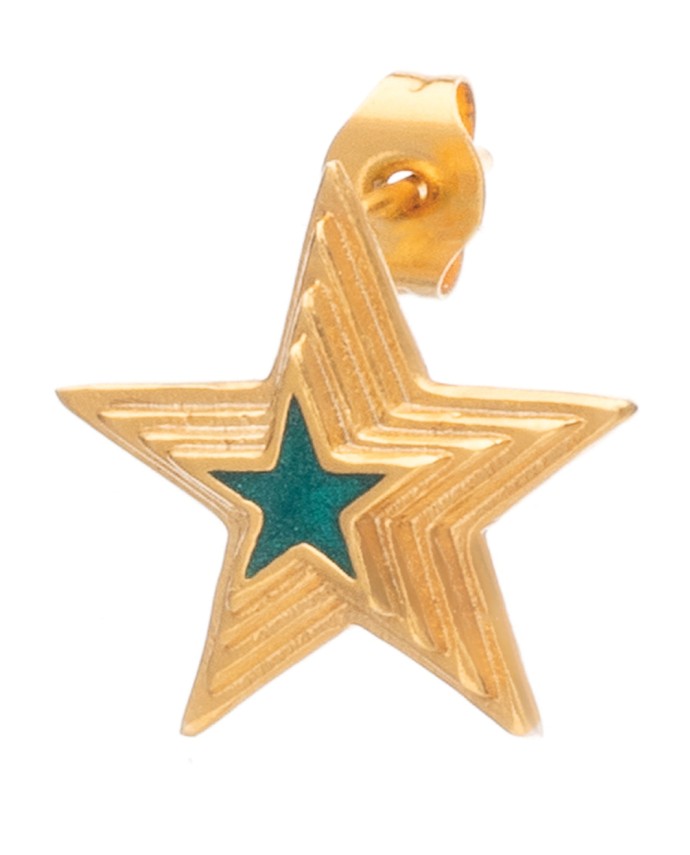 ΣΚΟΥΛΑΡΙΚΙΑ RISING STAR ΠΡΑΣΙΝΟ Σκουλαρίκια