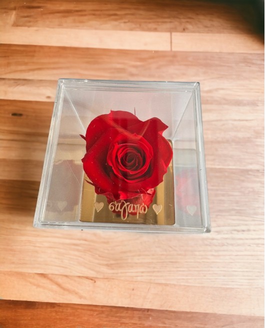 FOREVER ROSE ΜΕ ΤΗ ΔΙΚΗ ΣΟΥ ΦΡΑΣΗ ΚΟΚΚΙΝΟ Γενέθλια