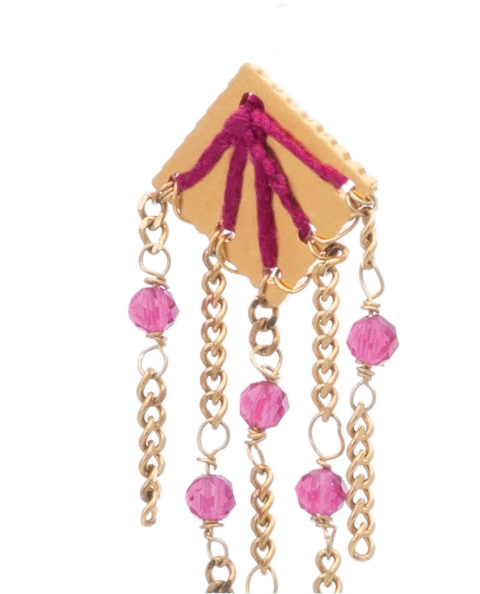 ΣΚΟΥΛΑΡΙΚΙΑ FUCHSIA RAIN Σκουλαρίκια