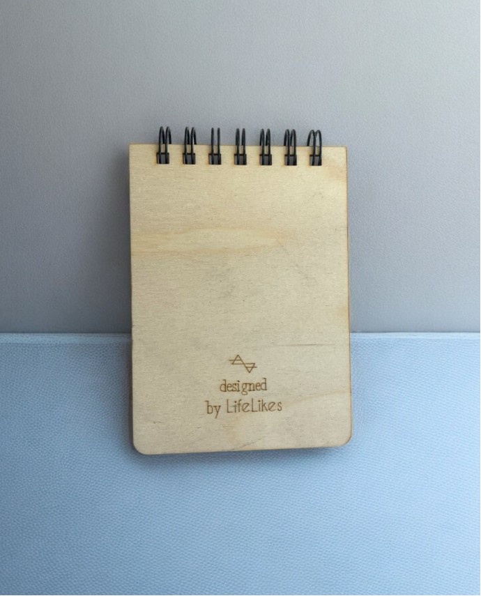 Ξύλινο Μπλοκάκι Daddy's Notes Σπίτι & Γραφείο