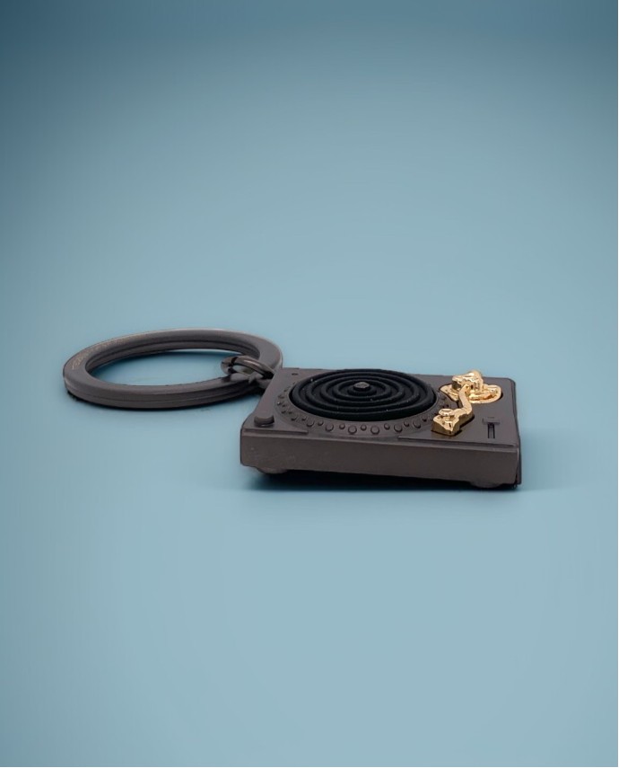 Μπρελόκ Μεταλλικό Record Player Αξεσουάρ