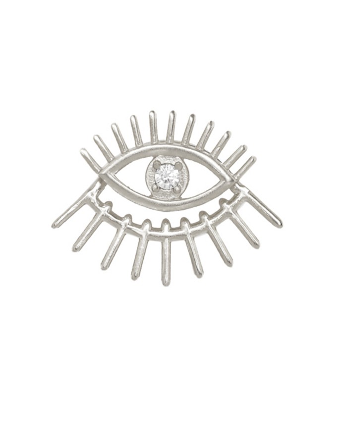 ΣΚΟΥΛΑΡΙΚΙΑ EYE -D ΑΣΗΜΙ Σκουλαρίκια