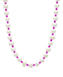 Κολιέ Perla Fuchsia Zircon Κοσμήματα