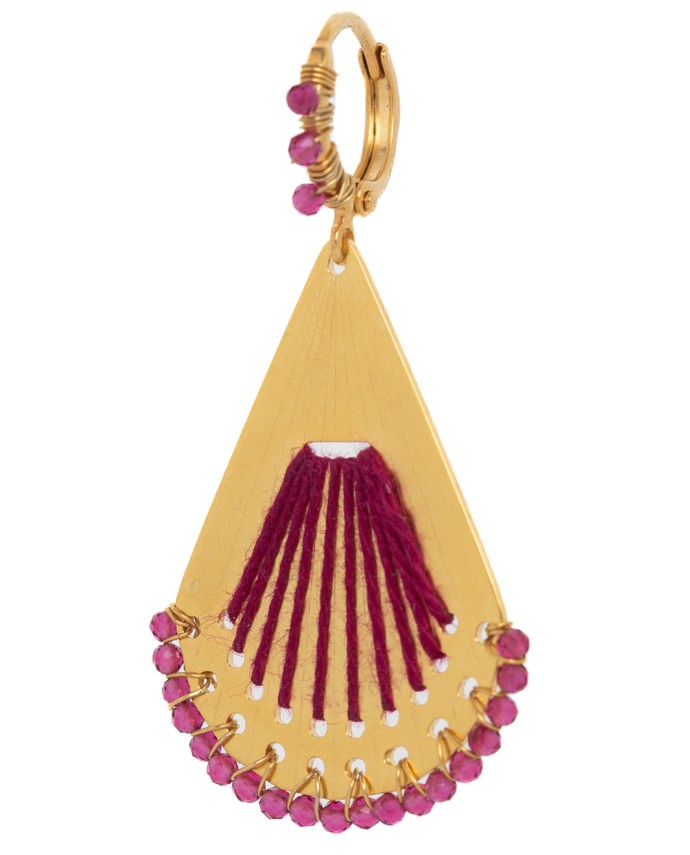 ΣΚΟΥΛΑΡΙΚΙΑ VENTALIA KEDIMA FUCHSIA Σκουλαρίκια
