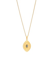 Κολιέ Zircon Leaf Μπλε Κολιέ