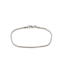 ΒΡΑΧΙΟΛΙ ΑΛΥΣΙΔΑ TINY SNAKE ΑΣΗΜΙ Βραχιόλια Χεριού