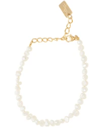 ΒΡΑΧΙΟΛΙ WHITE RAW PEARL Κοσμήματα