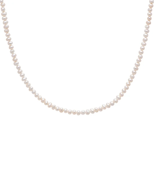 ΚΟΛΙΕ WHITE PEARL S ΧΡΥΣΟ ΛΕΥΚΟ Κοσμήματα
