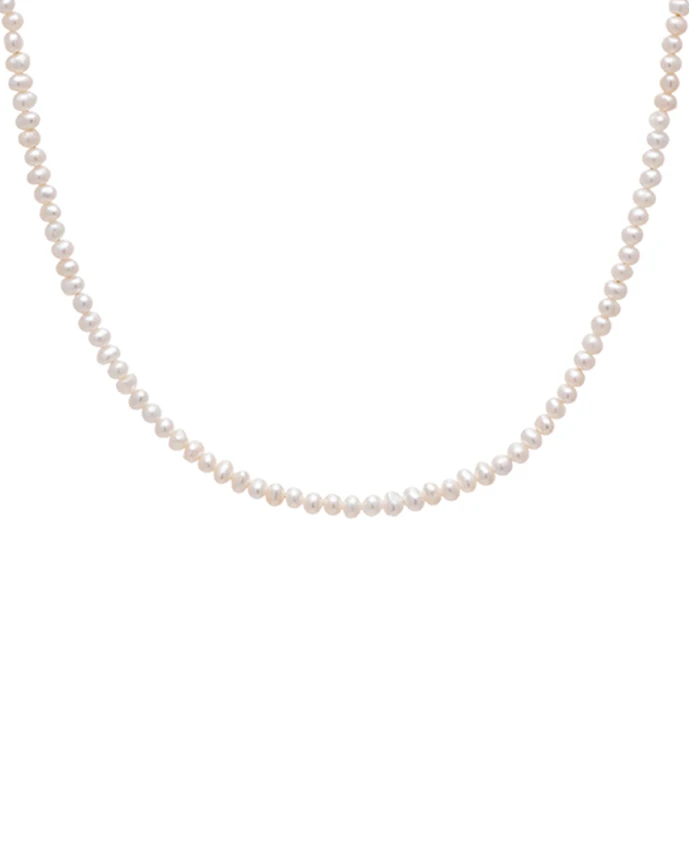 ΚΟΛΙΕ WHITE PEARL S ΧΡΥΣΟ ΛΕΥΚΟ Κοσμήματα