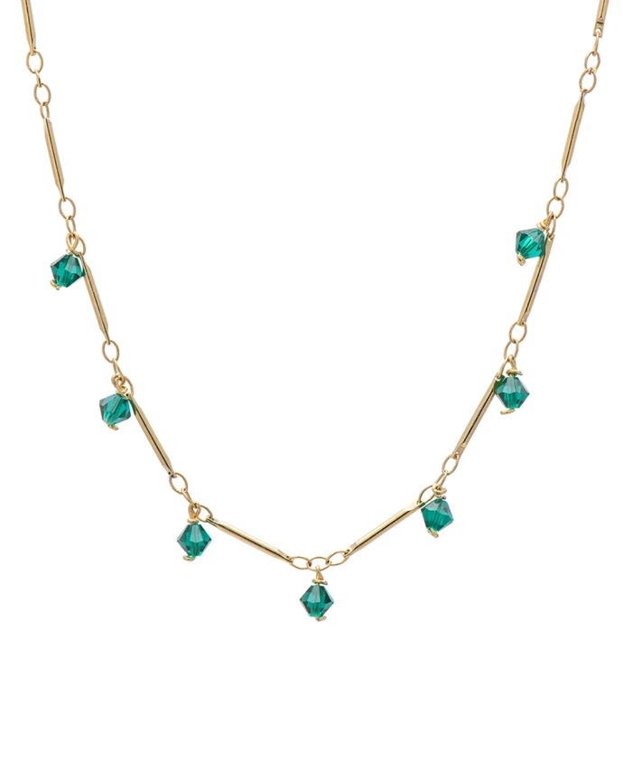 ΟΛΙΕ EMERALD GREEN DOTS (7 DROPS) ΧΡΥΣΟ ΠΡΑΣΙΝΟ Κοσμήματα