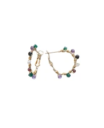 ΣΚΟΥΛΑΡΙΚΙΑ CONFETTI DOTS HOOPS S ΧΡΥΣΟ Σκουλαρίκια