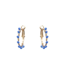 ΣΚΟΥΛΑΡΙΚΙΑ LULAKI DOTS HOOPS S ΧΡΥΣΟ Σκουλαρίκια