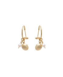 ΣΚΟΥΛΑΡΙΚΙΑ AHIVADA PEARL HOOPS S ΧΡΥΣΟ Σκουλαρίκια