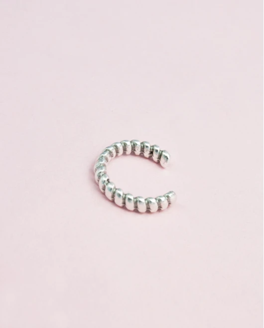 ΣΚΟΥΛΑΡΙΚΙ EAR CUFF SPIRAL ΑΣΗΜΙ Σκουλαρίκια