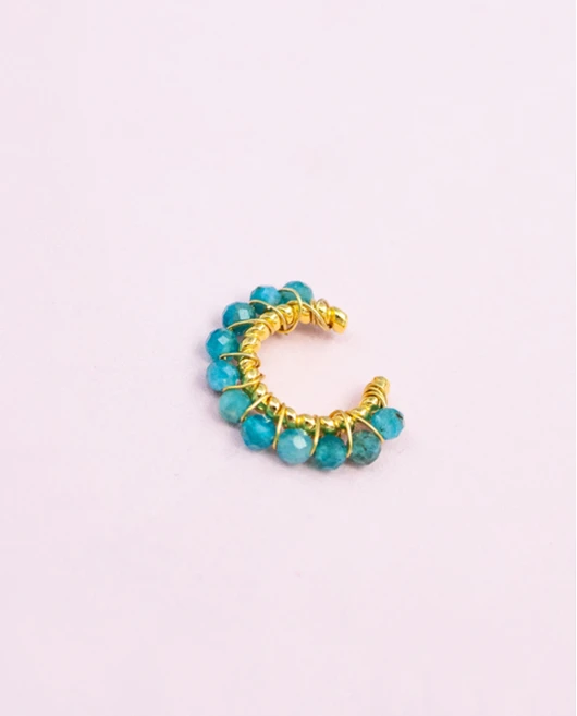 ΣΚΟΥΛΑΡΙΚΙ EAR CUFF ΤΥΡΚΟΥΑΖ Σκουλαρίκια