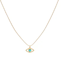ΚΟΛΙΕ EYE ROOTS ΓΑΛΑΖΙΟ Κολιέ